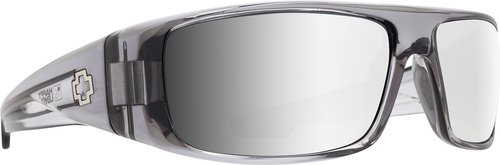 Spy Optic Logan 670939204352 Wrap Sunglasses, 60 mm (Clear Smoke/Happy Gray/Green/Silver Mirror)