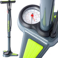 Delta Cycle Bike Pump with Gauge - Compact Tire Pump for Schrader & Presta Valves | Easy-to-Read Design