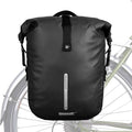 Rhinowalk Bike Pannier Bag Waterproof Rack Bicycle Bag 18L Bike Bag Shoulder Bag Laptop Pannier Backpack Professional Cycling Accessories-Black