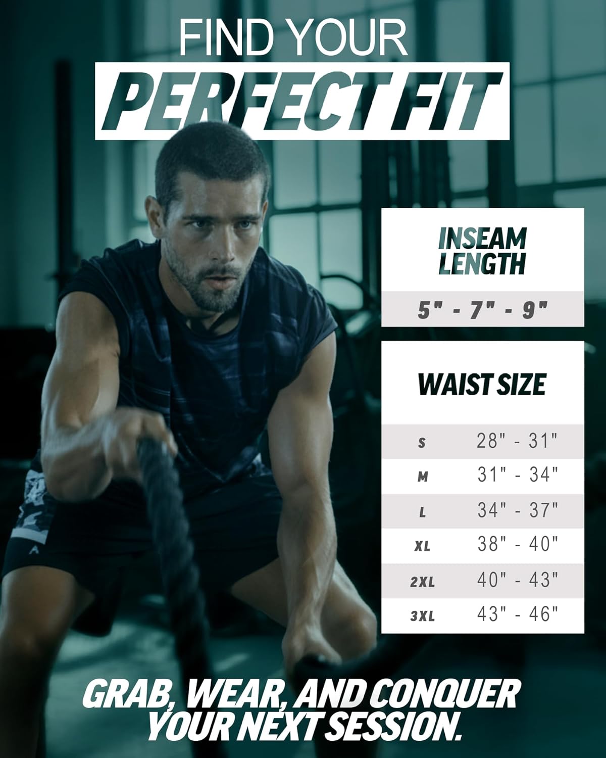 Anthem Athletics Hyperflex Men's Gym Shorts - Versatile 5", 7", & 9" Inseam for Workouts & Yoga