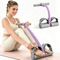 Skiennix Resistance Bands - Adjustable Foot Pedal Design for Full-Body Workouts | 6-Tube Natural Rubber