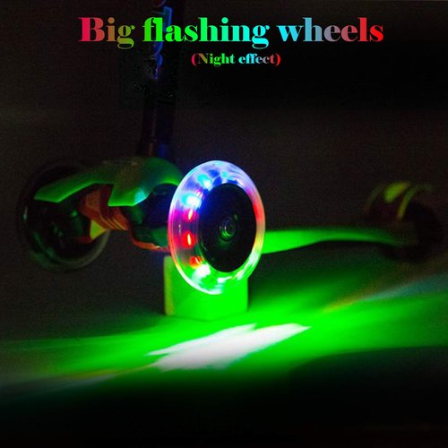 120mm x 28mm Flash Front Wheel M8x47mm Screw Sets for Foldable Micro Mini 3 Wheel Kids Scooter Kickboard Axle Repair Tool (Black)