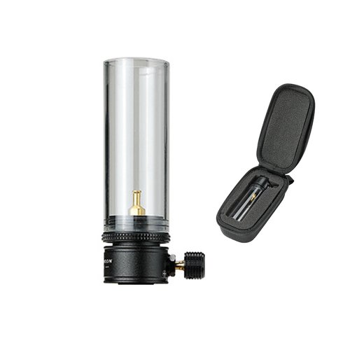 CAMPINGMOON Candle Lantern Gas Mini Small Camping Backpacking Black BKT-1D