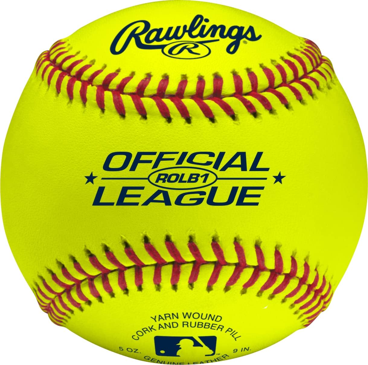 Rawlings Official League Practice Baseballs - Optic Yellow | Available in Multiple Counts