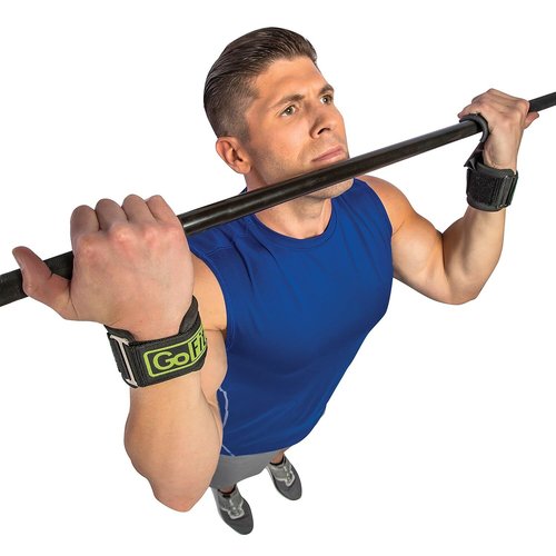 GoFit GF-UPLHK Ultra Pro Lifting Hooks Black