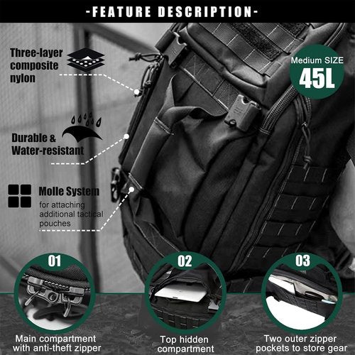 Miramrax Gym Bag - Waterproof Duffle Backpack for Men & Women | Ideal for Travel, Sports & Workouts