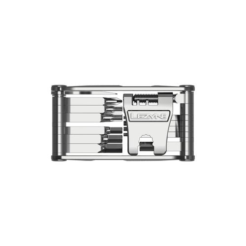 LEZYNE Super SV23 Bicycle Multi-Tool, Anti-Corrosion Stainless Steel Bit, Tubeless Tire Plug Kit, Chain Breaker, HEX 2/2.5/3/4/5/6/8MM, T10/T25/T30, Bike Tool