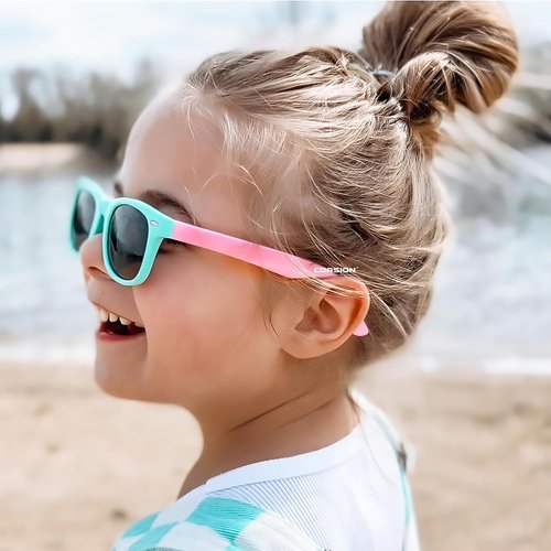 COASION Kids Polarized Sunglasses - Flexible TPEE Rubber Shades for Ages 3-9 | Stylish & Durable