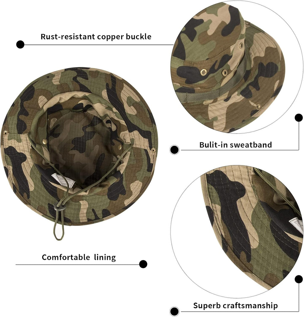 Skiennix Bucket Hat - UPF 50+ UV Protection for Men & Women | Foldable Summer Fishing & Hiking Hat