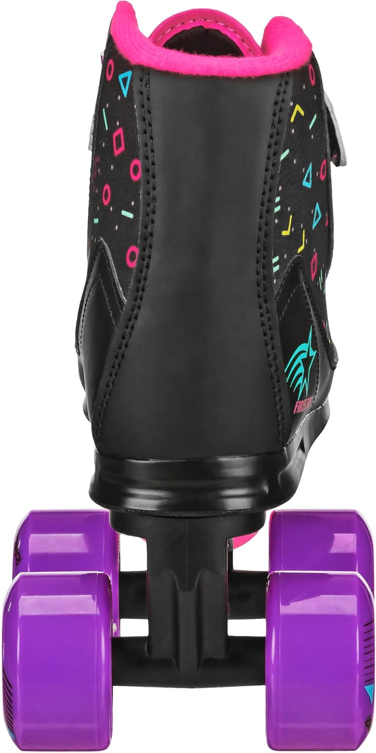 Roller Derby Firestar Youth Skates - Perfect for Beginners | Girls & Boys, Adjustable Fit