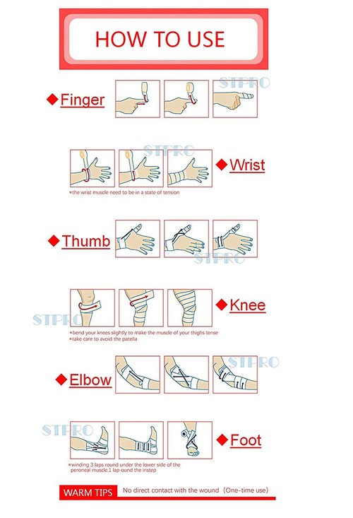 STpro Bandages Vet Wrap for Horses Medical Tape Bandage Self Adhering Bandage Wrap Self Stick Bandage Wrap Vet Tape 2 Inch x 12 Pack Light Blue Cohesive Tape Sports Wrap Cohesive Bandage