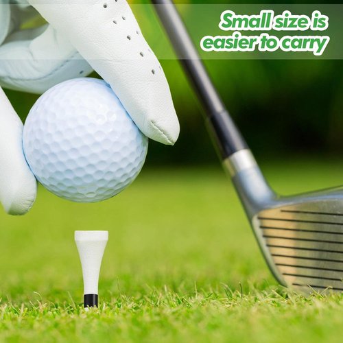 Mudder 600 Pack Golf Tees - Durable Multicolor Wooden Tees for Men | Perfect Golf Accessories