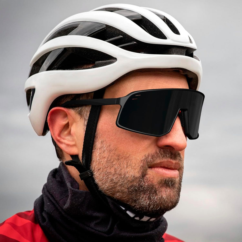 Polarized Sports Sunglasses | UV400 Protection for Men & Women - Ideal for Cycling, Fishing, Running