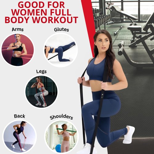 PowerStrides Resistance Bands Set for Men & Women - Best Choice for Full Body Training, Pull up Exercise & All Kinds of Working Out. Perfect Band for Physical Strength, Rehab Recovery Therapy