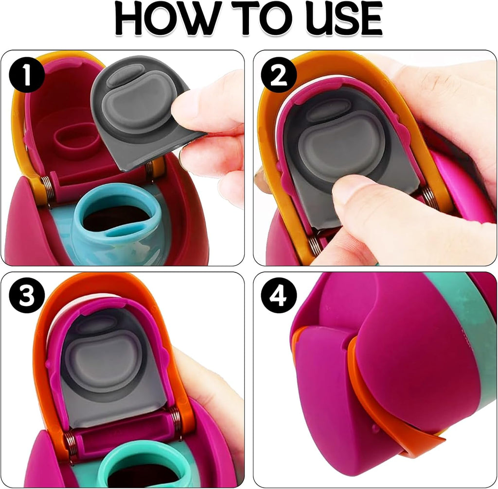 Owala | 8 Pcs Replacement Rubber Seal Stoppers - Silicone Gasket Lids for 16/19/24/32/40oz Bottles | 4 Colors
