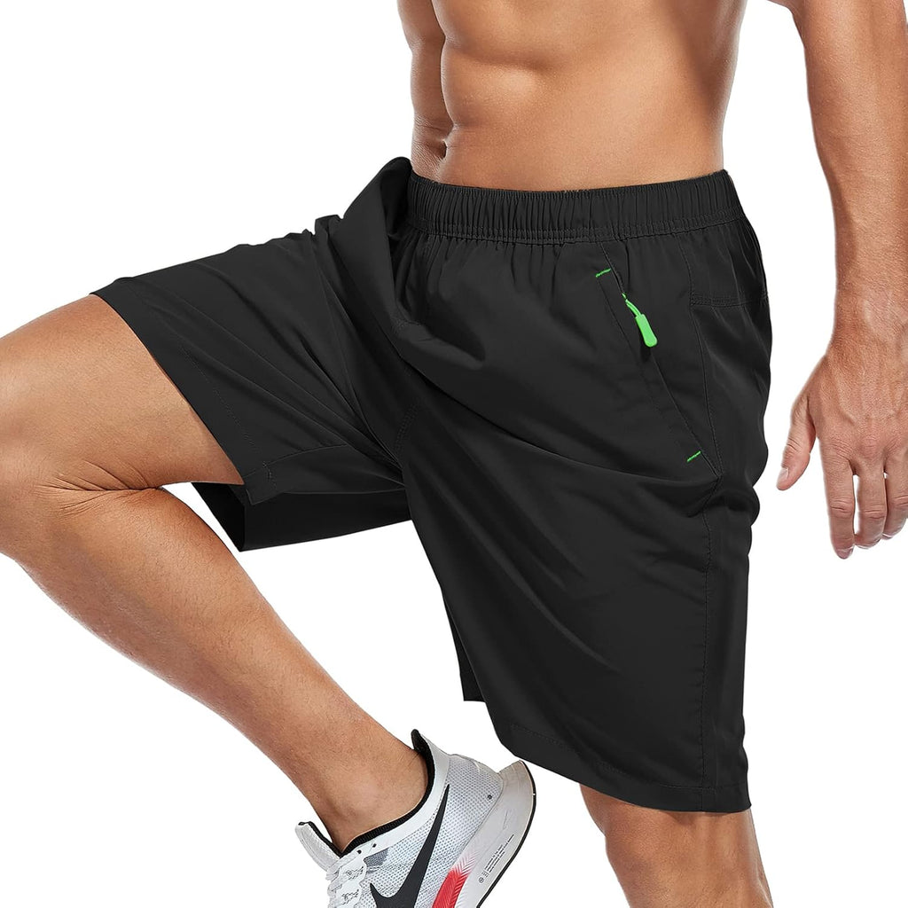 SPOSULEI Men's Hiking Shorts - Water Resistant, Quick-Dry, Lightweight with Zipper Pockets | Outdoor Comfort