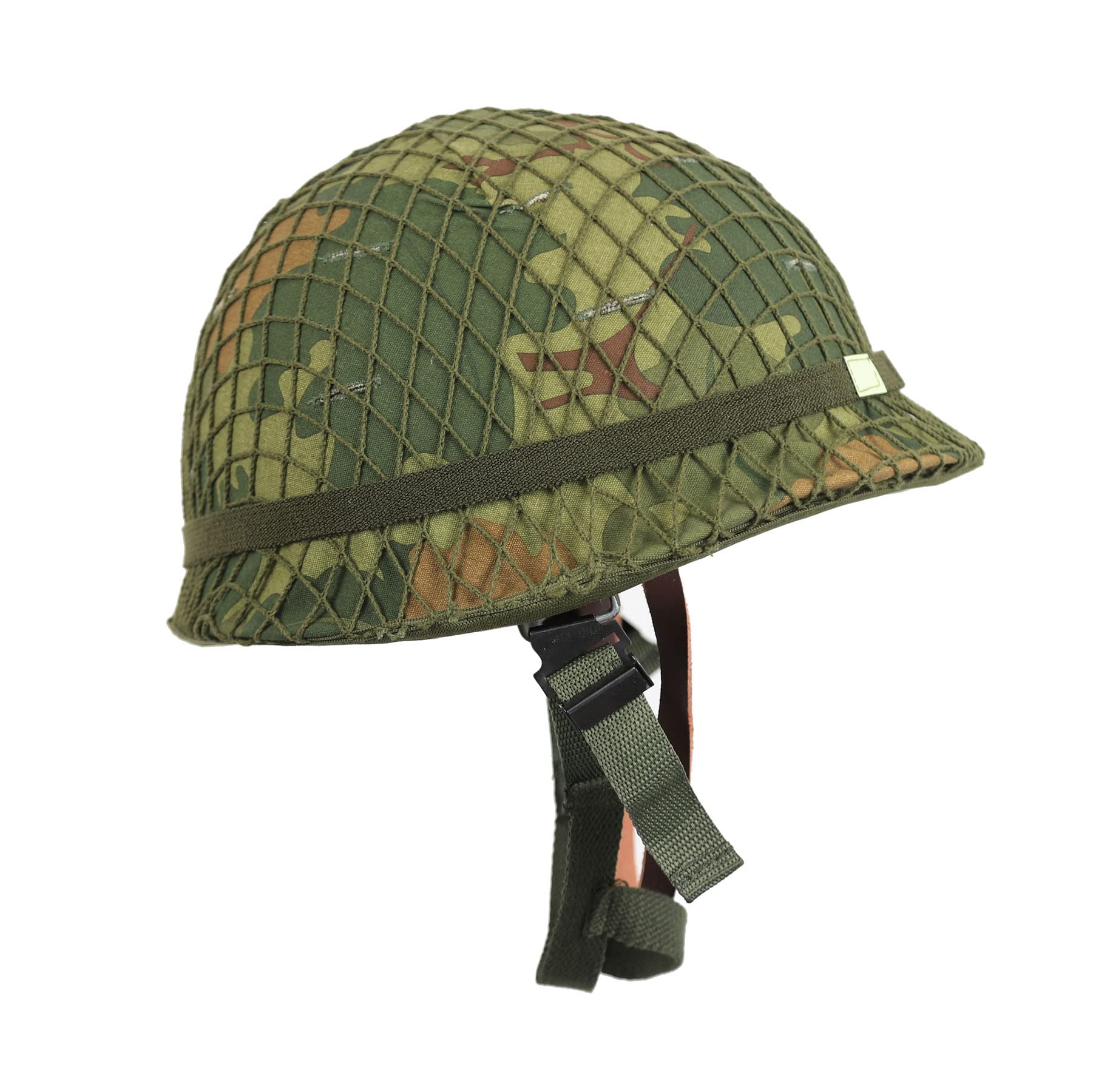 Reproduction WW2 WWII Vietnam War Era US M1 Combat Helmet with Mitchell Cover 1959 Dated