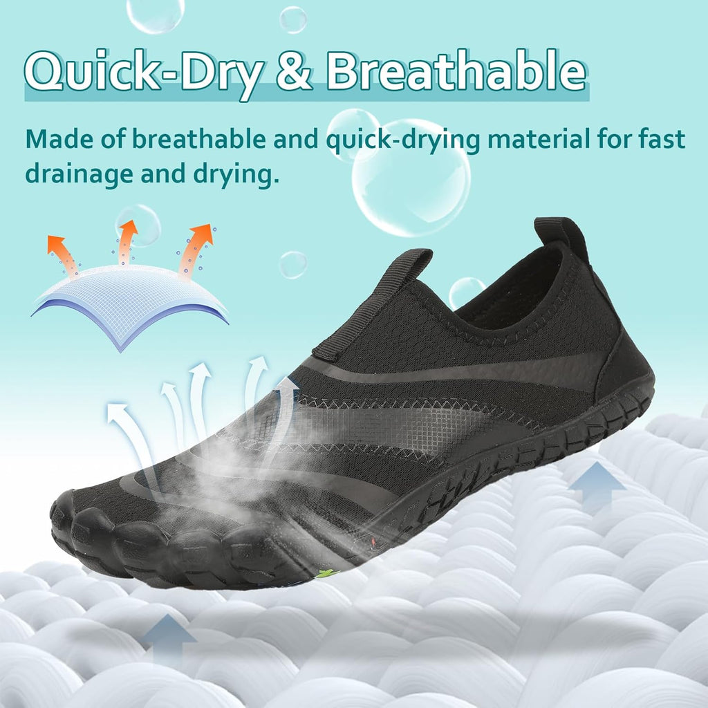 Skiennix Water Shoes - Quick-Dry Aqua Socks for Men & Women | Ideal for Beach, Pool & Outdoor Activities