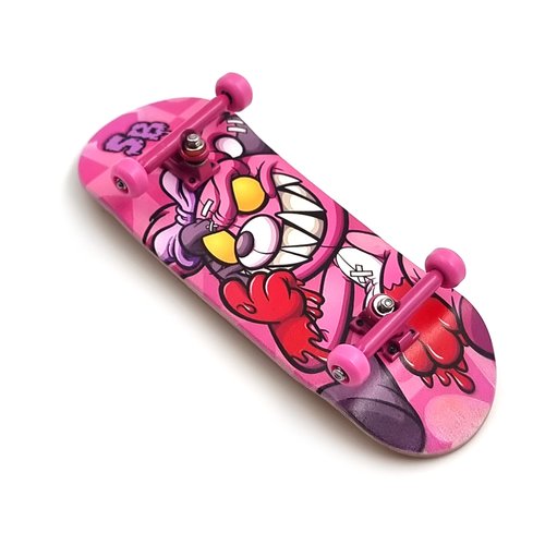 SPITBOARDS® Fingerboard Bearing Wheels, CNC Polyurethane, Set of 4, Pink