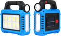 TANSOREN Solar Lanterns - 2 Pack LED Camping Lights | Rechargeable Emergency Flashlights for Power Outages