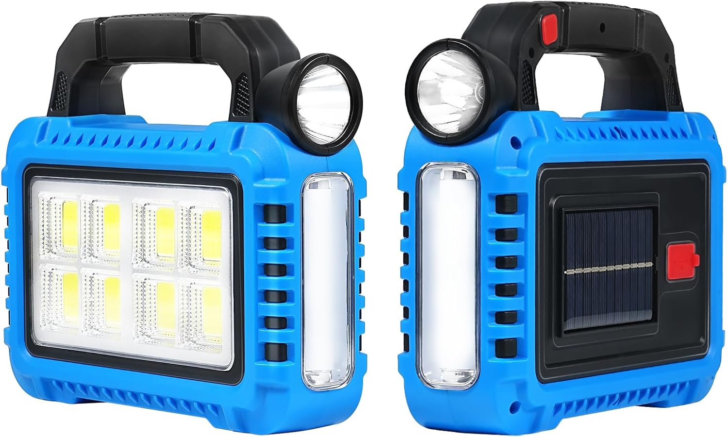 TANSOREN Solar Lanterns - 2 Pack LED Camping Lights | Rechargeable Emergency Flashlights for Power Outages