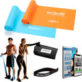 Skiennix Resistance Bands - 7Ft Long Latex-Free Workout Bands with Carry Pouch & Door Anchor