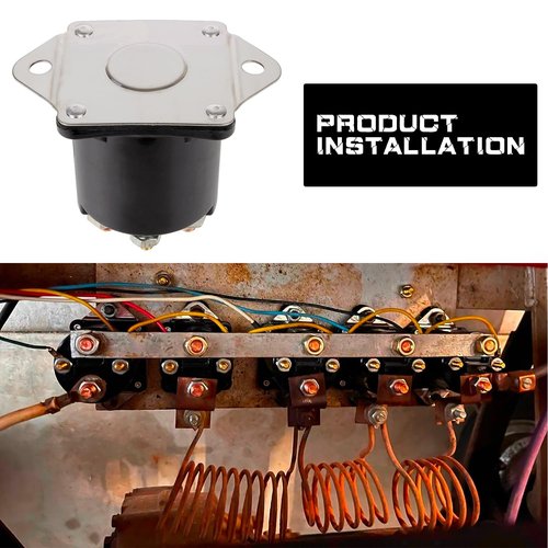 RANSOTO 5Pcs 36V 4 Terminals Solenoids Replace# 8016 Compatible with 1976-1998 Club Car DS Golf Cart