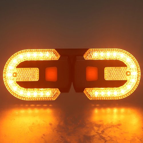 Bike Tail Light with Remote Control and Turn Signals, USB Rechargeable Bright LED Yellow and Red Lamps, 5 Lighting Modes, IPX6 Waterproof for Mountain and Road Bikes, Bike Turn Signal Light
