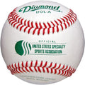 Diamond Usssa Dol-A Leather Baseballs - 12 Pack for Superior Performance and Durability