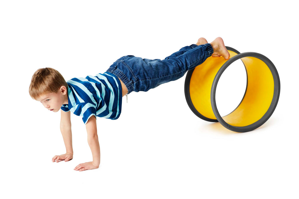 GONGE Body Wheel Set - Balance and Coordination Equipment for Active Play - Large and Small Wheels for All Ages - Safe and Engaging Design