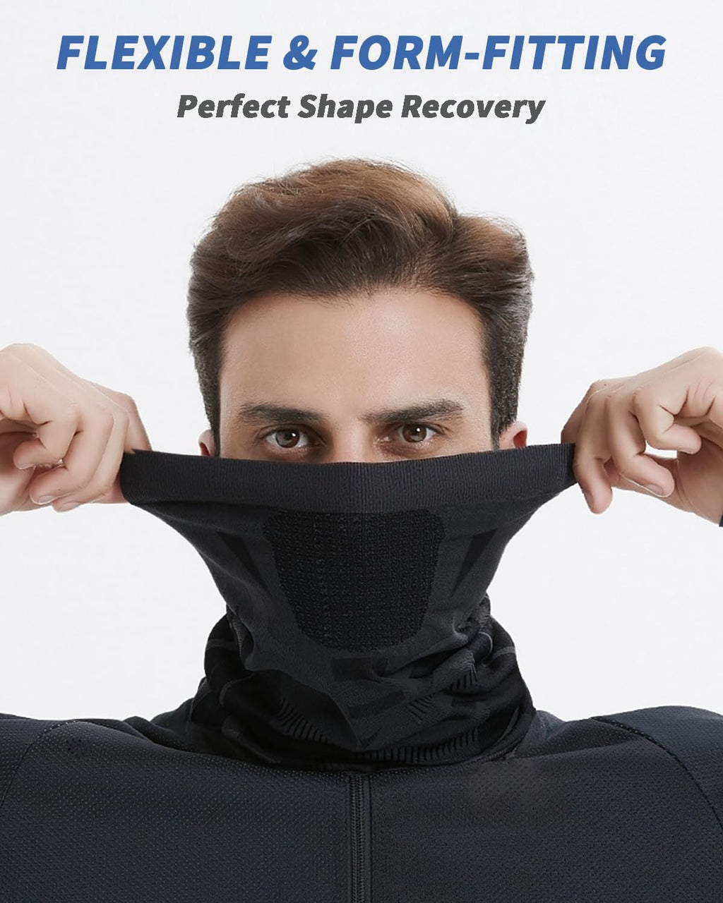 Skiennix Tactical Gloves - Winter Neck Gaiter Warmer for Ultimate Cold Weather Protection