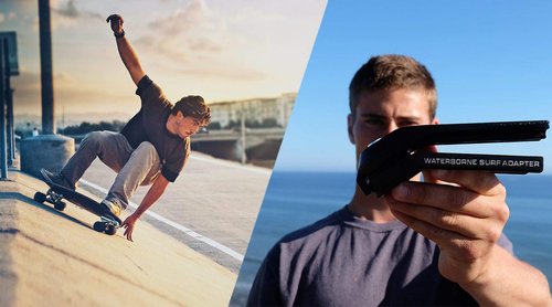 WATERBORNE SKATEBOARDS Surf Adapter | Front Surfskate Truck Fits and Mounts to Any Skateboard | Carve, Cruise, Ride like a Surfboard | Works with Cruiser, Complete, Drop-Through Longboard, Penny Board