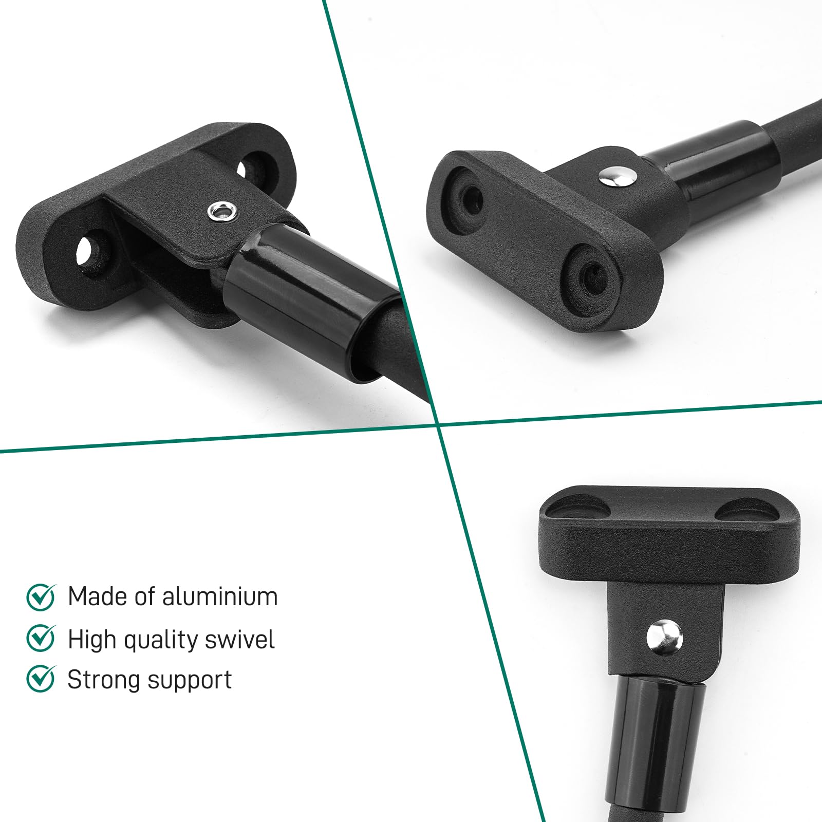 YIBEICO Kickstand for Segway for Ninebot F20/F25/F30/F40, Aluminium Parking Stand Kick Stand, High Toughness Kickstands Side Support Stand, Scooter Replace Parts Replacement for Segway for Ninebot