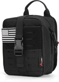 Gracedon Tactical MOLLE Medical Admin Pouch - Durable Laser Cut Utility Bag with Patch