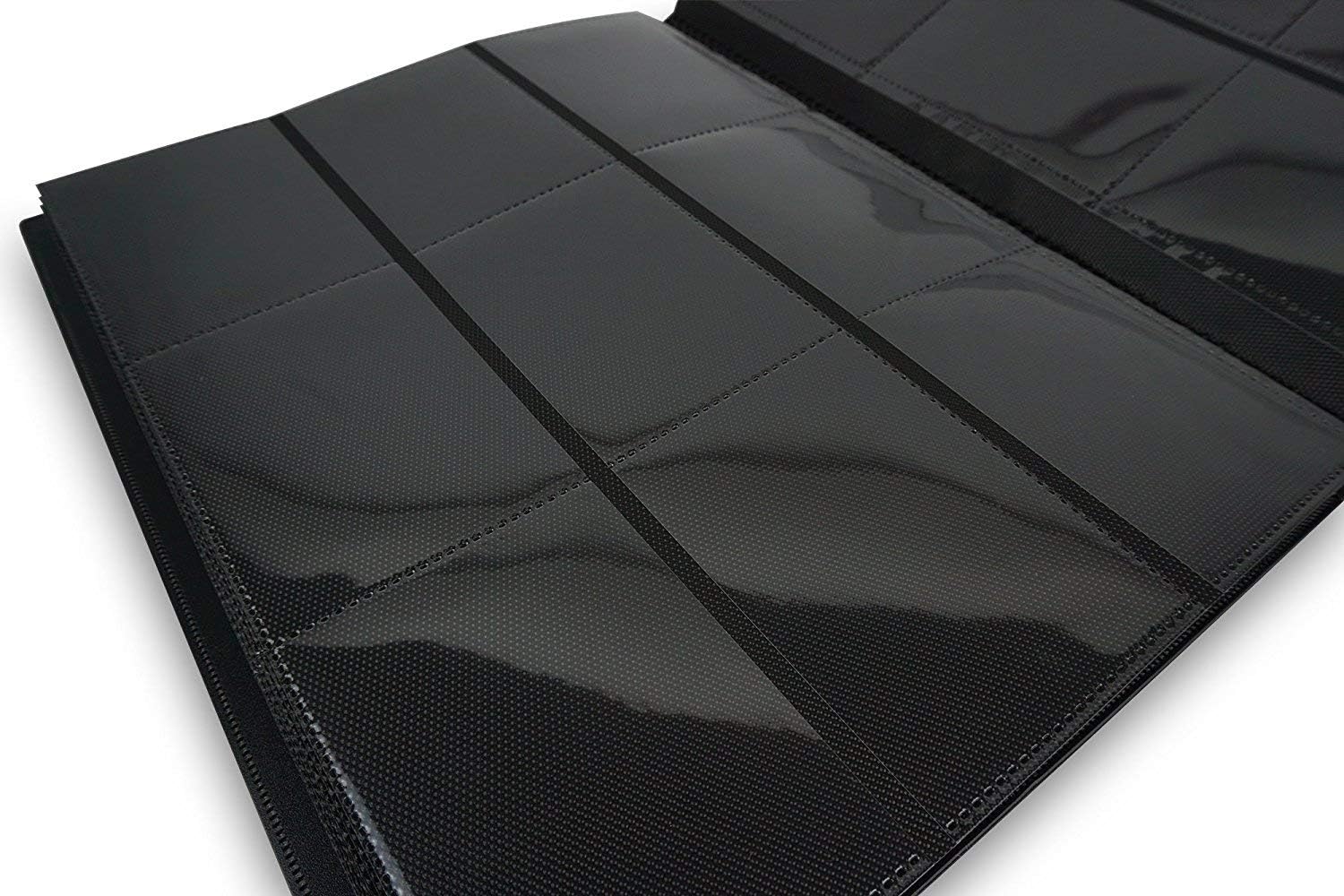 Vault X 9 Pocket Trading Card Binder - Holds 360 Cards | Standard Size, 20 Side-Loading Pages, Black