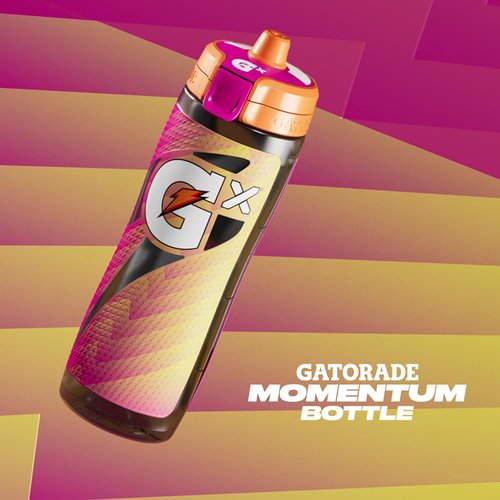 Gatorade Gx Bottle - Momentum Neon Pink | Pack of 6 for Hydration On-the-Go