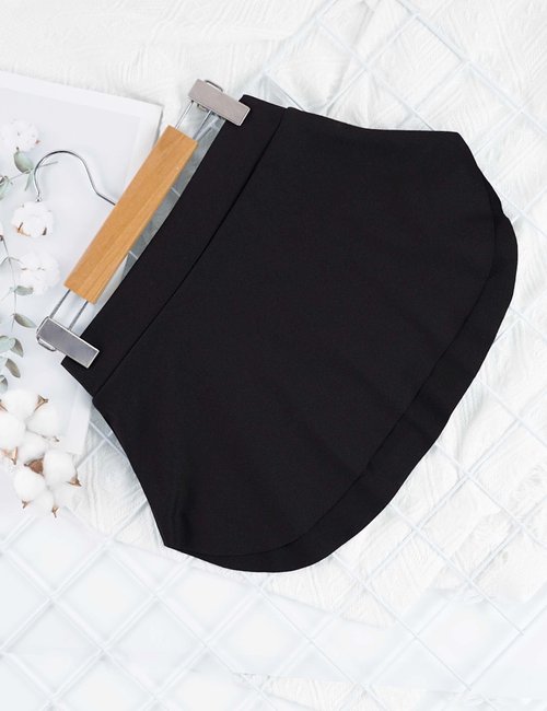 Avrigir Black Opaque Little Girls Ballet Skirts Pull on Short Mini Dance Skirt for Kids