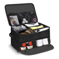 UFHUFH Golf Trunk Organizer Storage with Separate Compartment for 2 Pair Shoes Up to US Mens 16,2 Layer Golf Trunk Organizer,Waterproof Car Trunk Locker for Balls, Tees,Gifts for Golfers