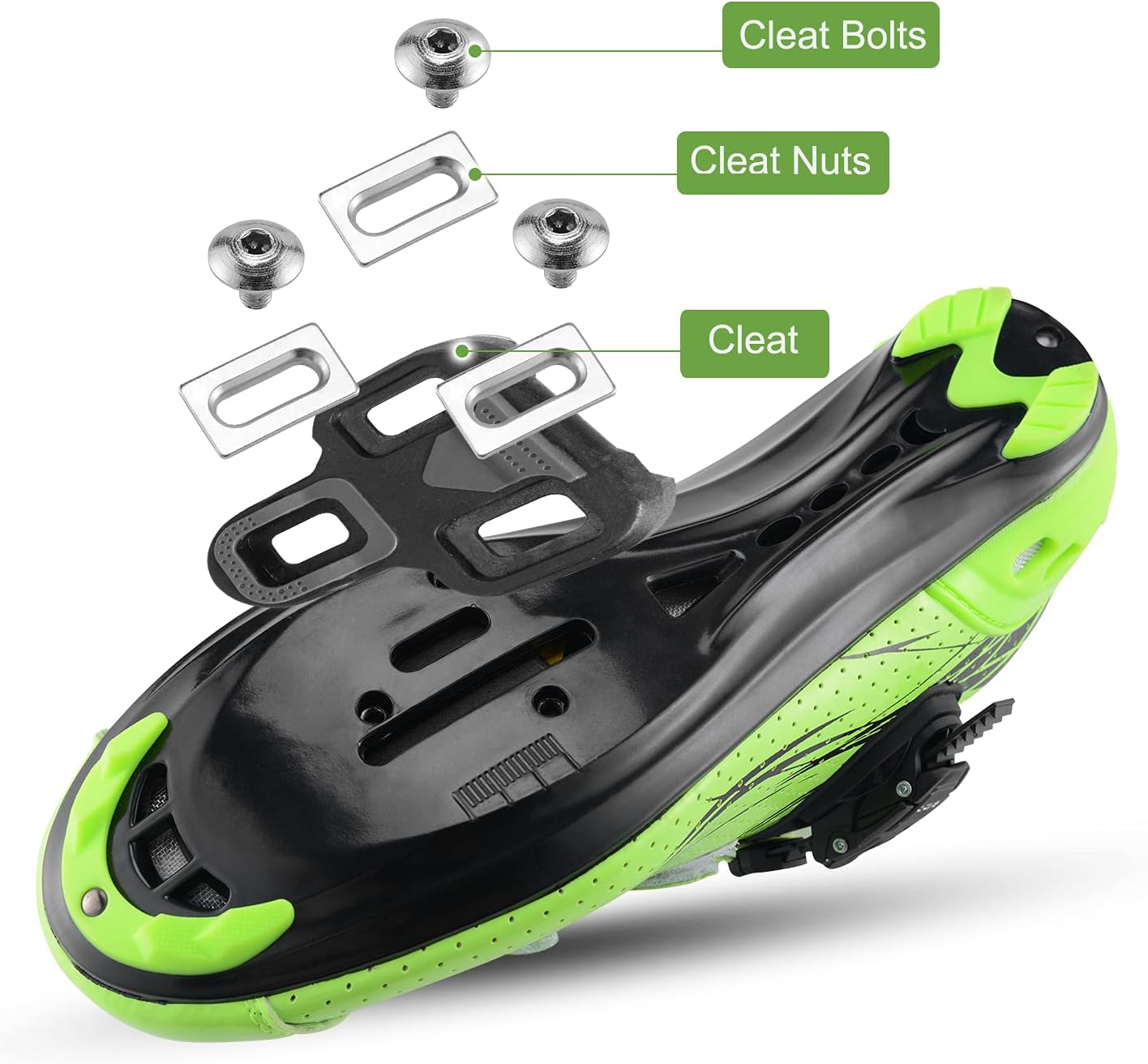 ROCKBROS Clipless Bike Pedals - Compatible with Look KEO | Durable Road Bicycle Pedals Set