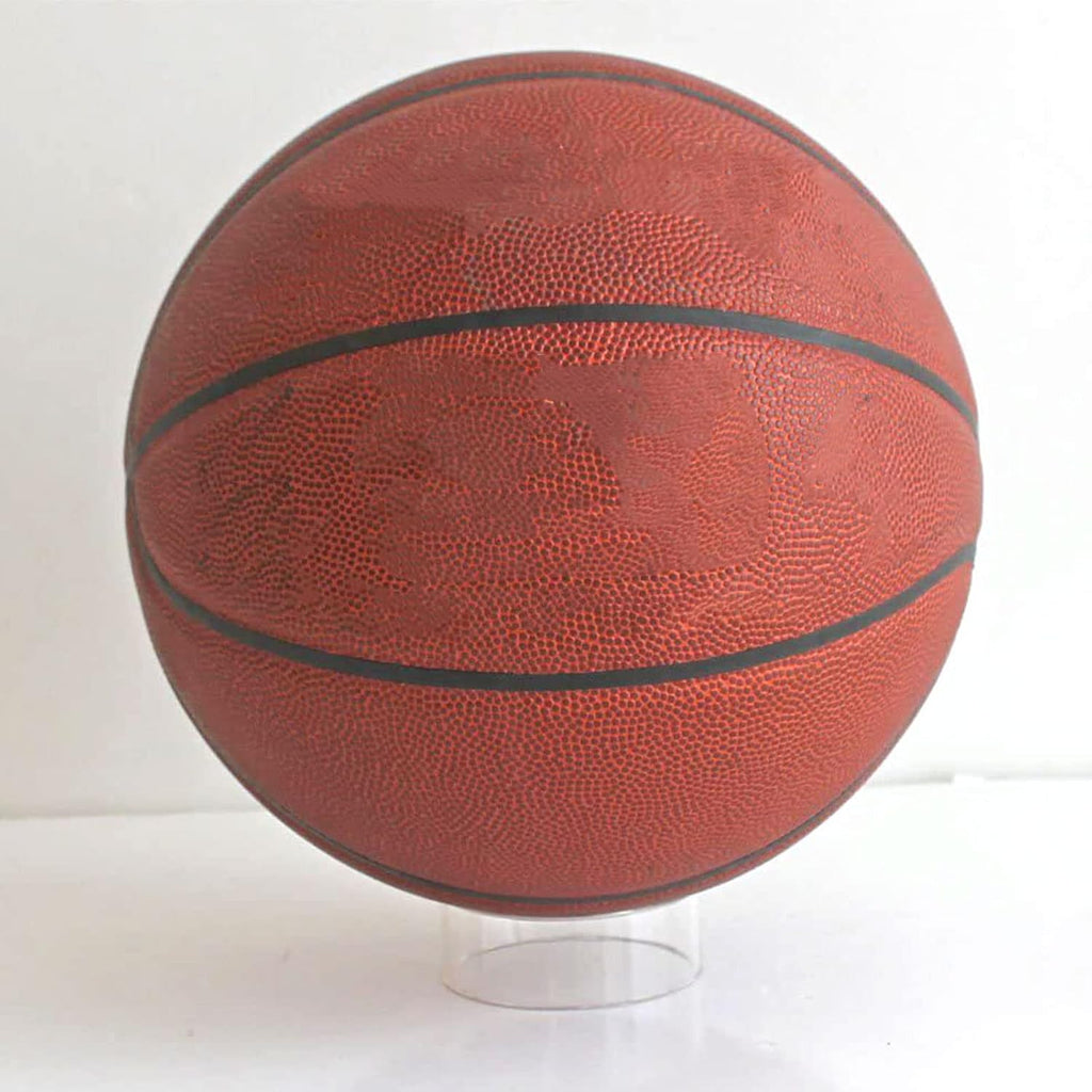 Transparent Acrylic Display Stand Clear Holder Plastic Round Display Stands for Golf Ball Baseball Softball Tennis Football Ball Storage Holder Rack Memorabilia Display and Storage