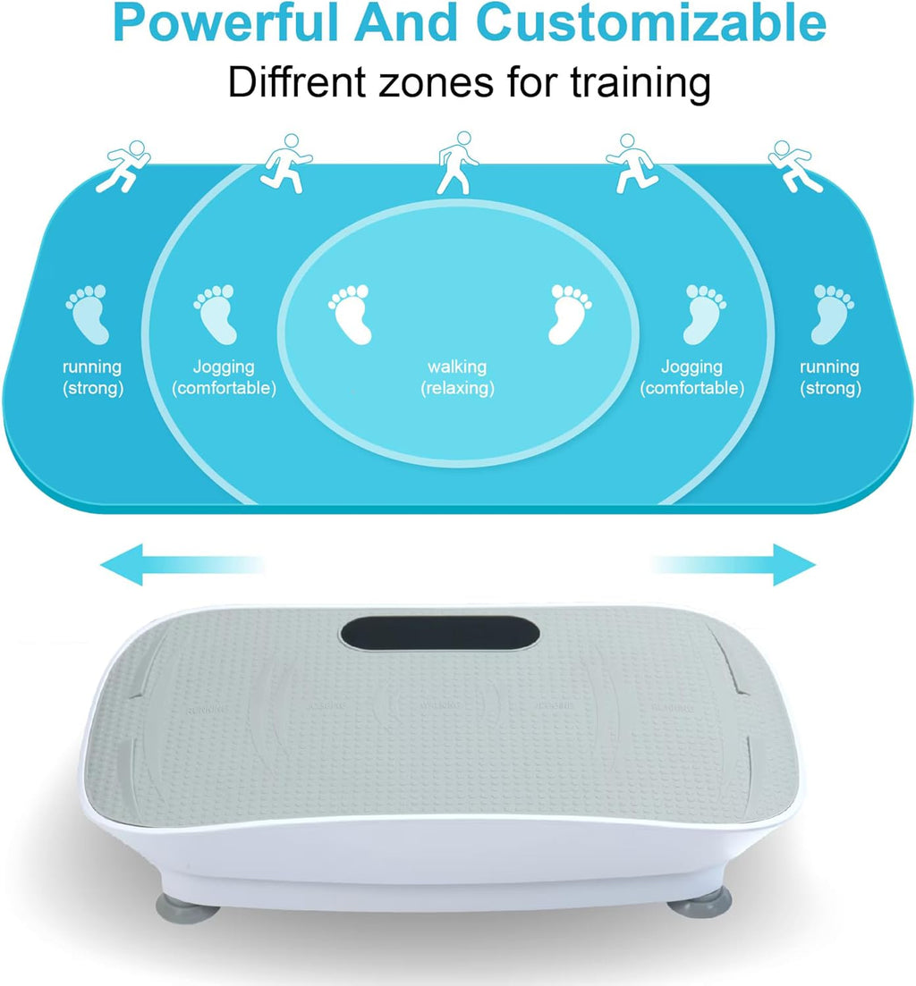 Silent Vibration Plate by [Brand Name] - Effective Exercise Machine for Weight Loss | Compact Design