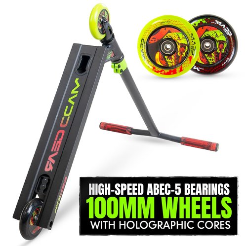 Pro Stunt Trick Scooter for Kids Ages 5-12 – Lightweight Durable Freestyle Kick Scooter for Skatepark and Street – Easy Assembly – Madd Gear MG2