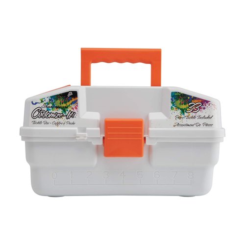 Shakespeare Customize-It Tackle Box, Kids Tackle Box with Tackle Included