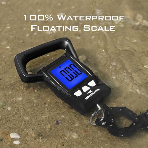 KastKing Fish Scale - Waterproof Digital Scale with 2.5” LCD Display | 110lb Capacity & Multi-Mode