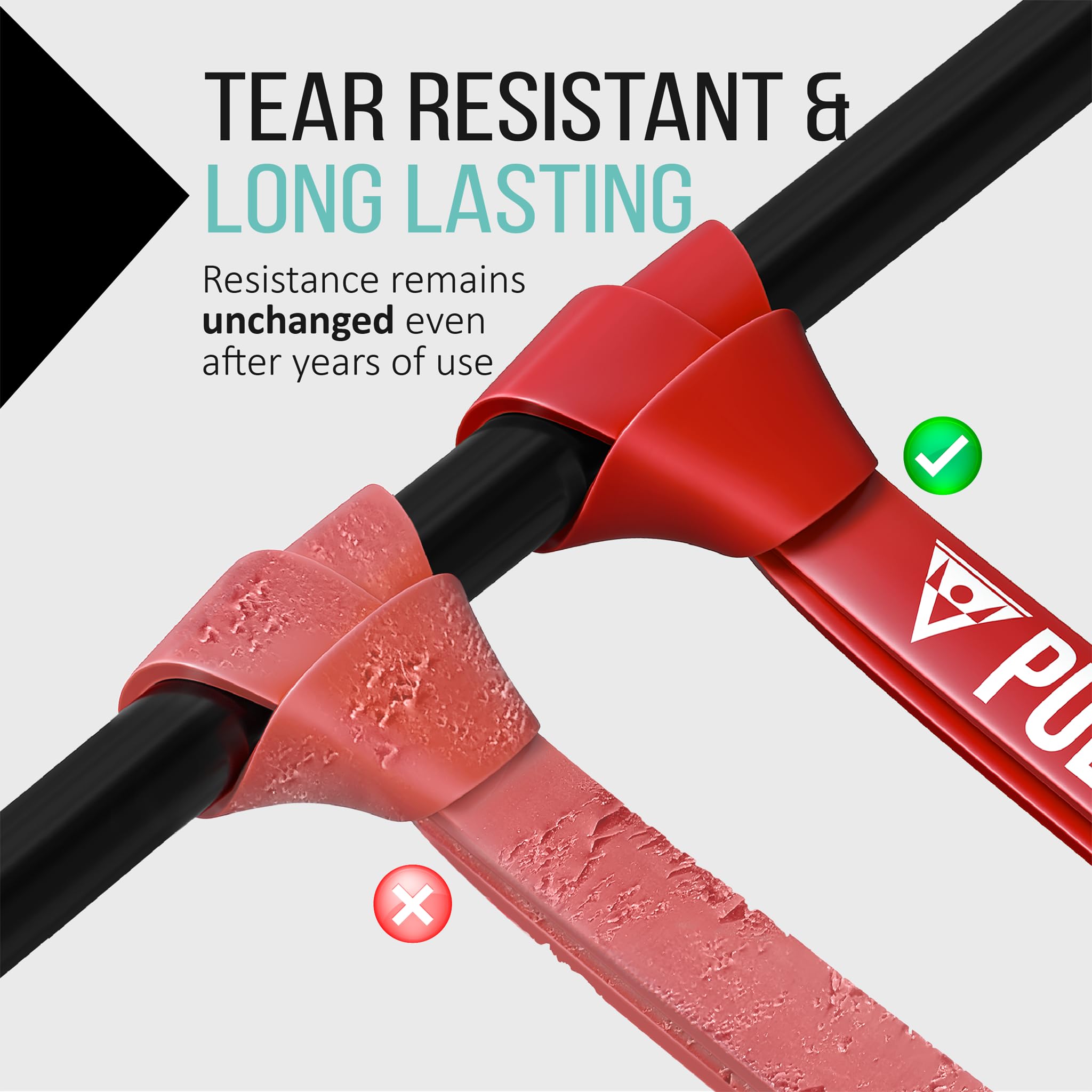 PULLUP & DIP Pull Up Assistance Bands Resistance Bands for Pull Up Assist, Resistance Band, Heavy Duty Resistance Bands, Inlcudes Exercise Ebook with 35 Exercises in Pull up Bands Assistance Bands