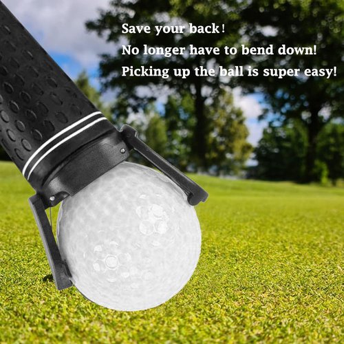 FINGER TEN Golf Ball Retriever for Putter Piker Upper 2/4/6/8/10 Pack Suction Cup Ball Grabber Tool with Screws Foldable Mini Ball Retrievers for Men Women Golfer (10 Pack)