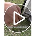 Ouwxim Beige Screen House Tent for Camping 8-10 Persons Portable Mesh Shelter