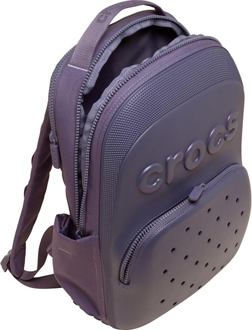 Crocs Classic Backpack - Personalize with Jibbitz Charms | Nightshade Color, One Size