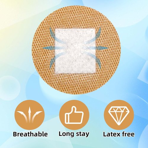300pcs Round Spot Bandages - Skin-Friendly Elastic Fabric Adhesive for Sensitive Skin | 0.87in