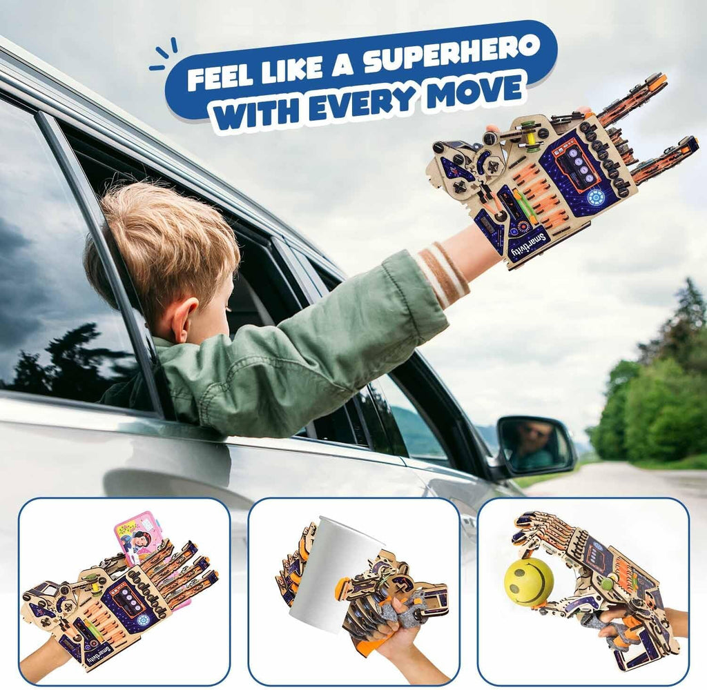 Smartivity DIY Robotic Mechanical Hand - Award-Winning STEM Toy for Kids Aged 8-14 | Perfect Birthday Gift